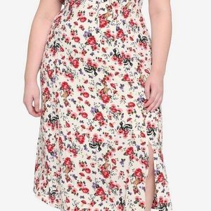 Disney Bambi Floral Puff Sleeve Dress Plus Size Hot Topic HerUniverse